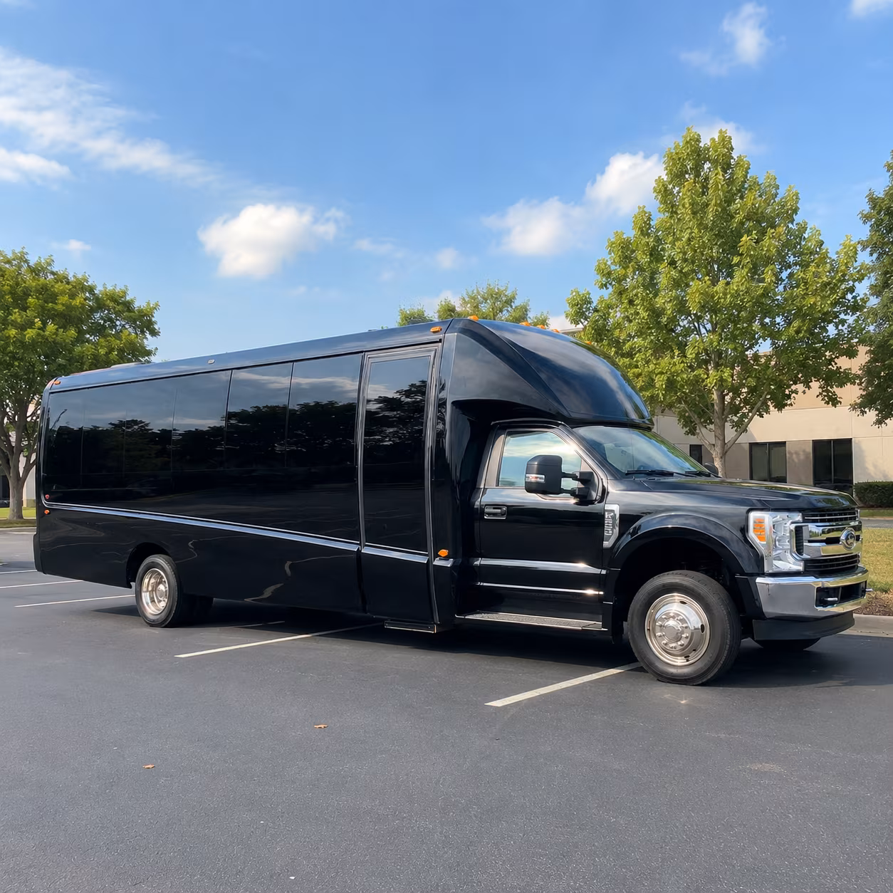 charter buses for outdoor and estate wedding venues near johns creek