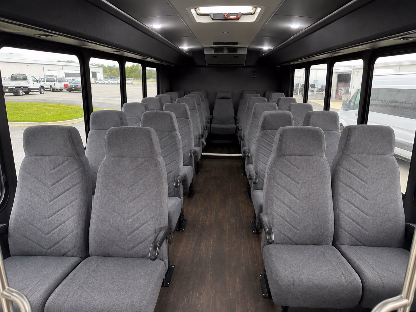 johns creek 15 passenger minibus interior