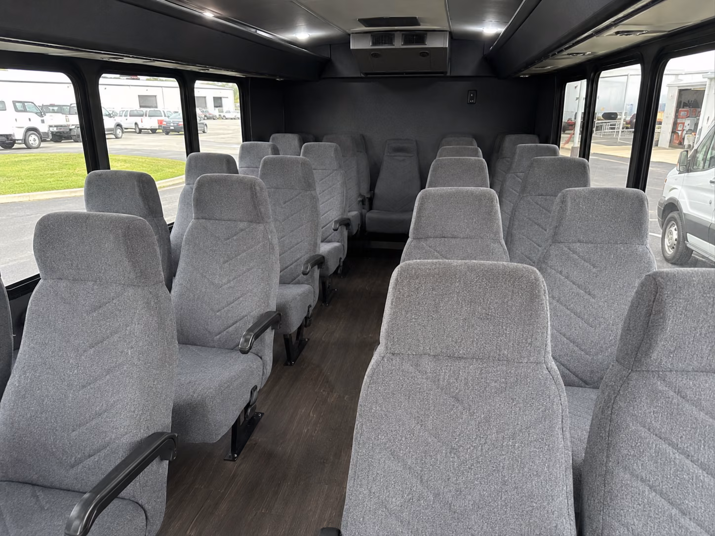 johns creek 20 passenger minibus interior