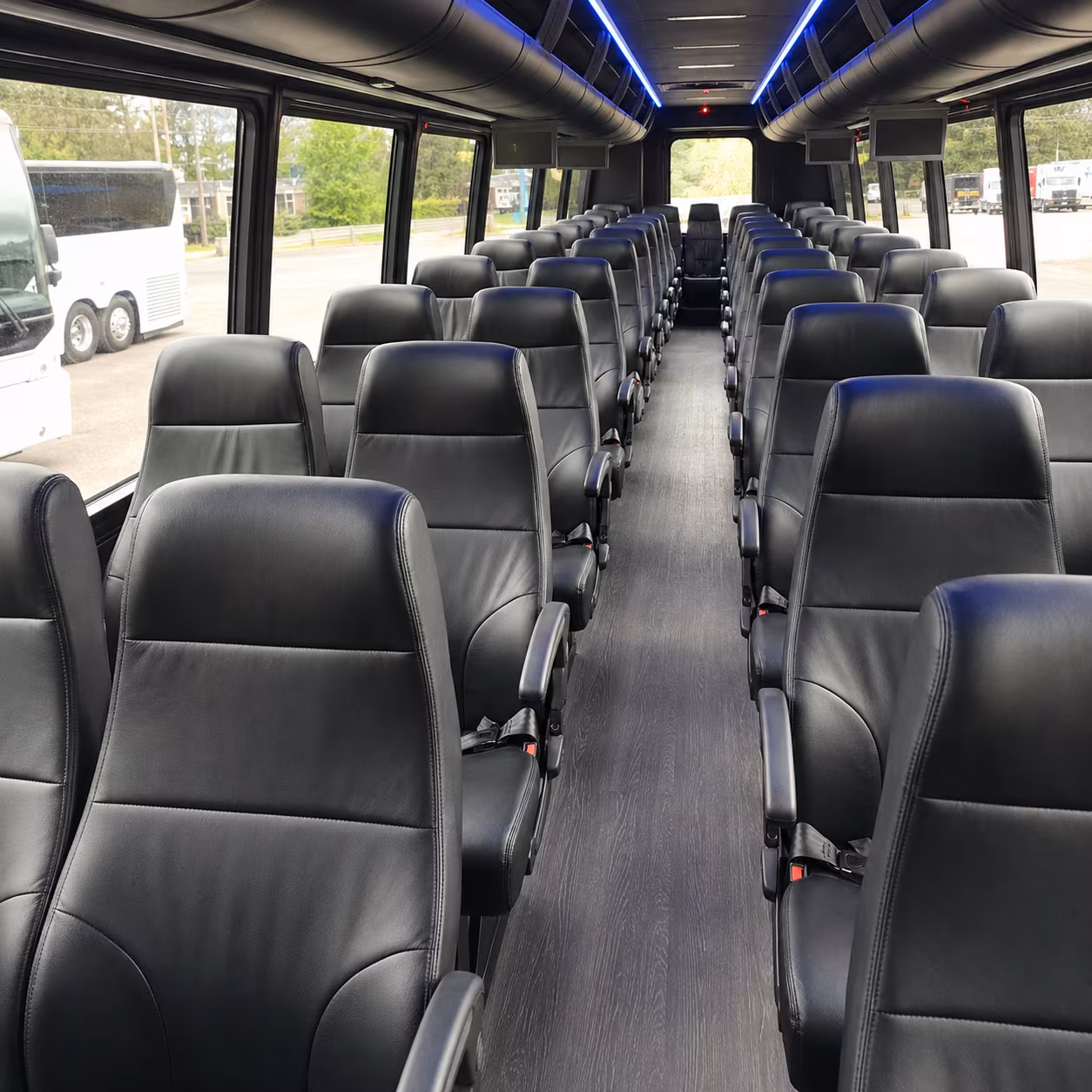 johns creek 25 passenger minibus inside