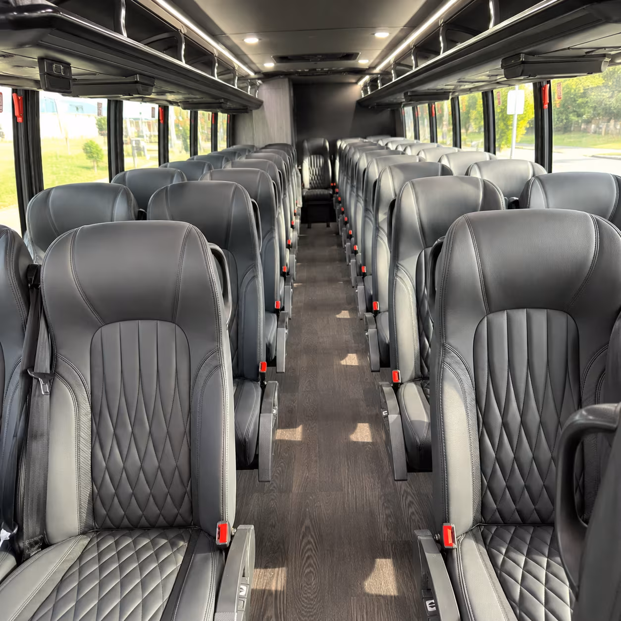 johns creek 25 passenger minibus interior