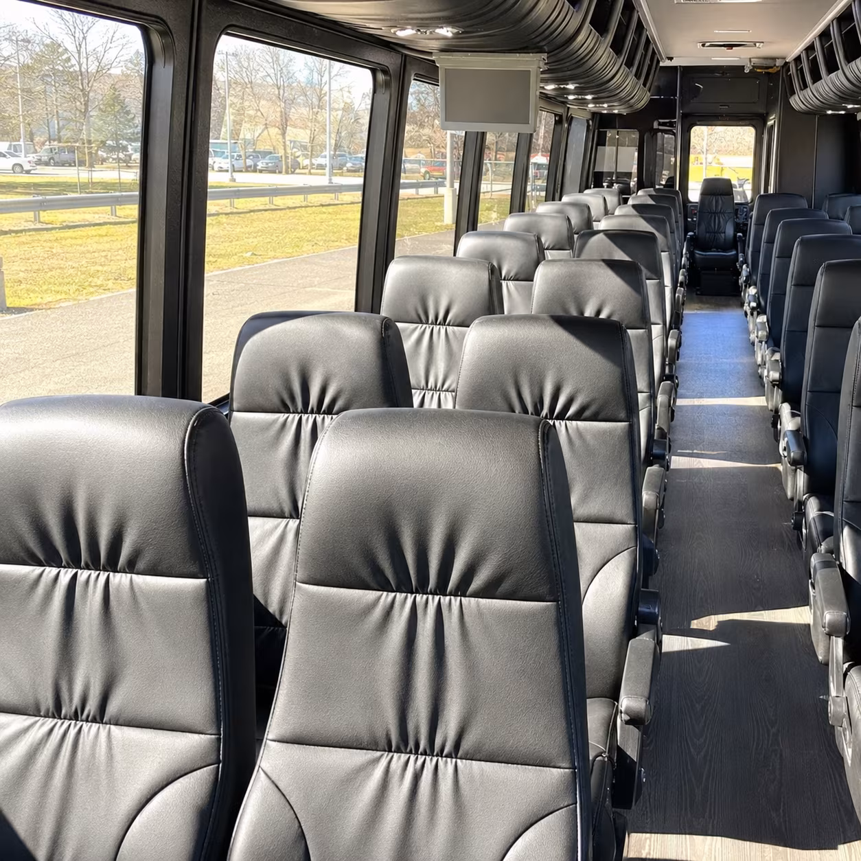 johns creek 30 passenger minibus inside