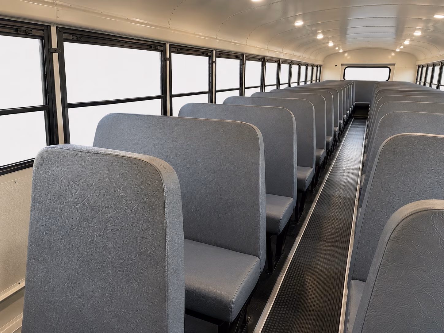 johns creek school bus interior