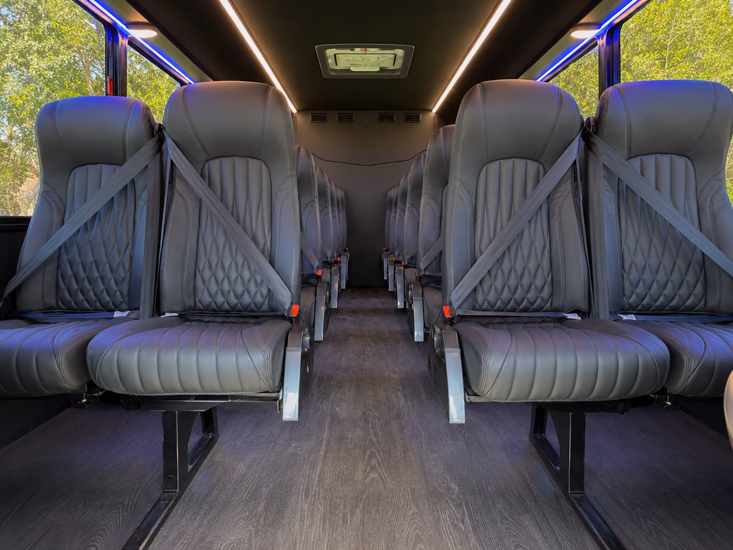 johns creek school event transportation onboard seating