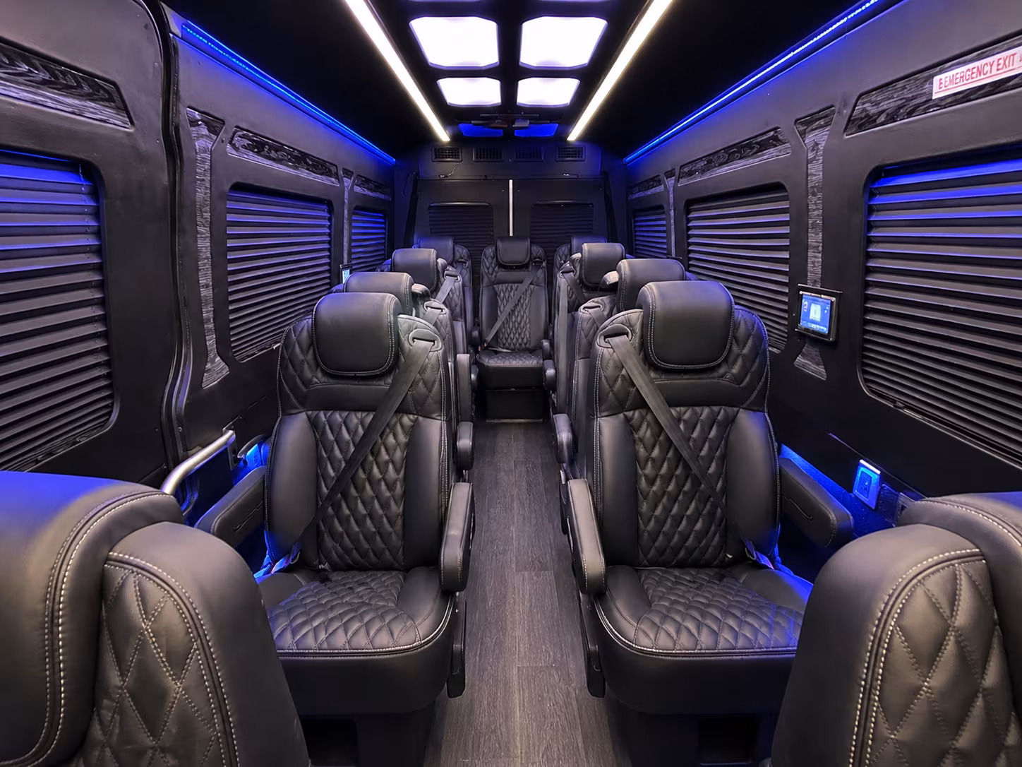johns creek sprinter van with driver inside