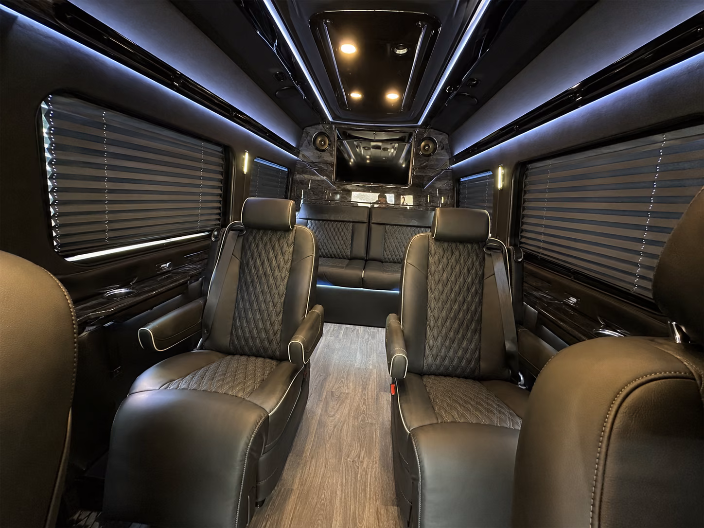 johns creek sprinter van with driver interior