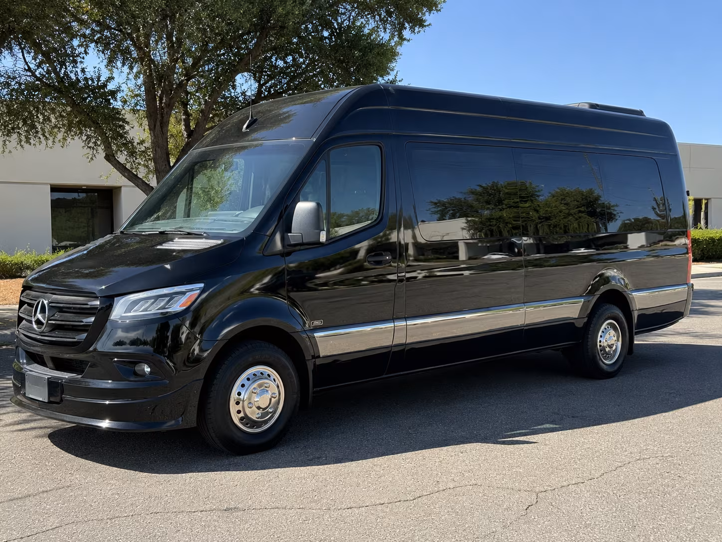 johns creek sprinter van with driver
