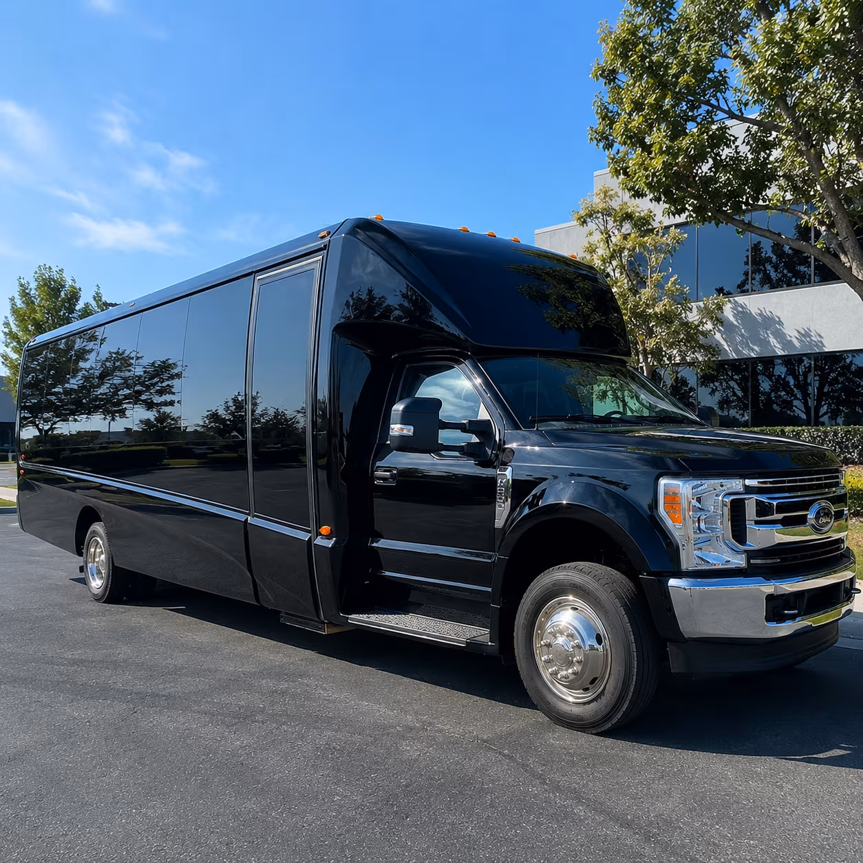 party buses for johns creek wedding parties and bridal groups