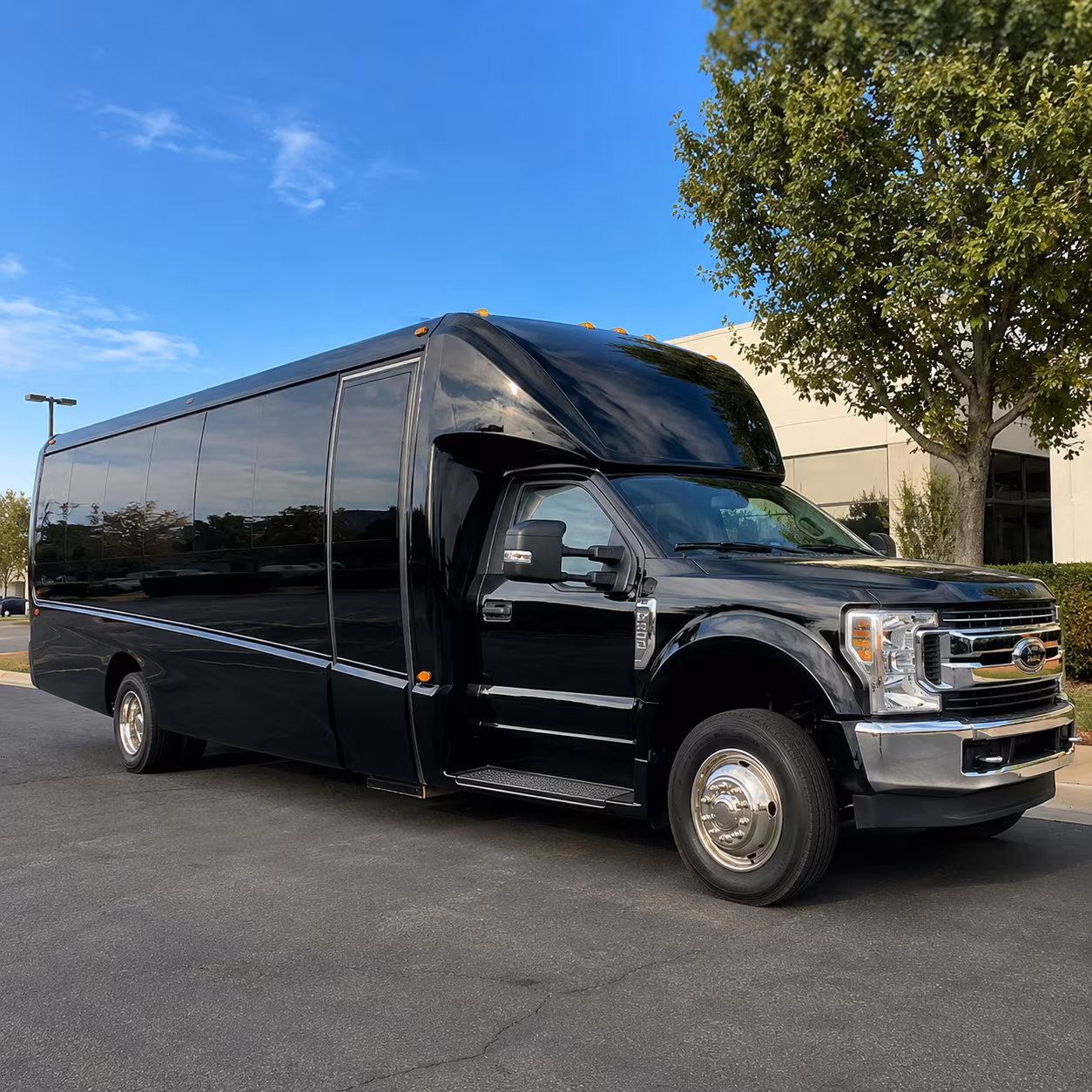 shuttle buses for johns creek wedding guests between hotels and venues